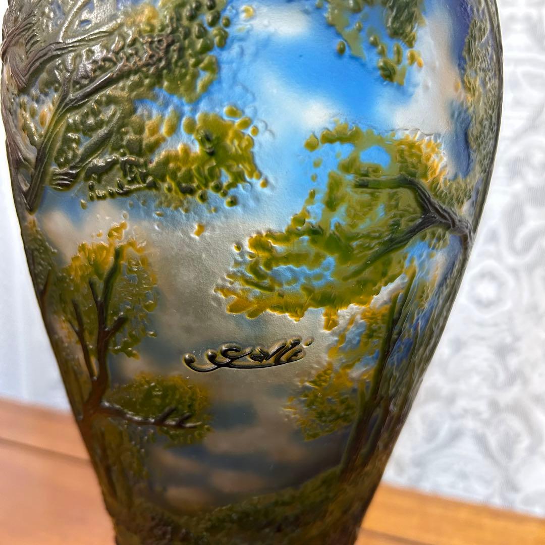 エミール・ガレ　花瓶　Emile Galle
