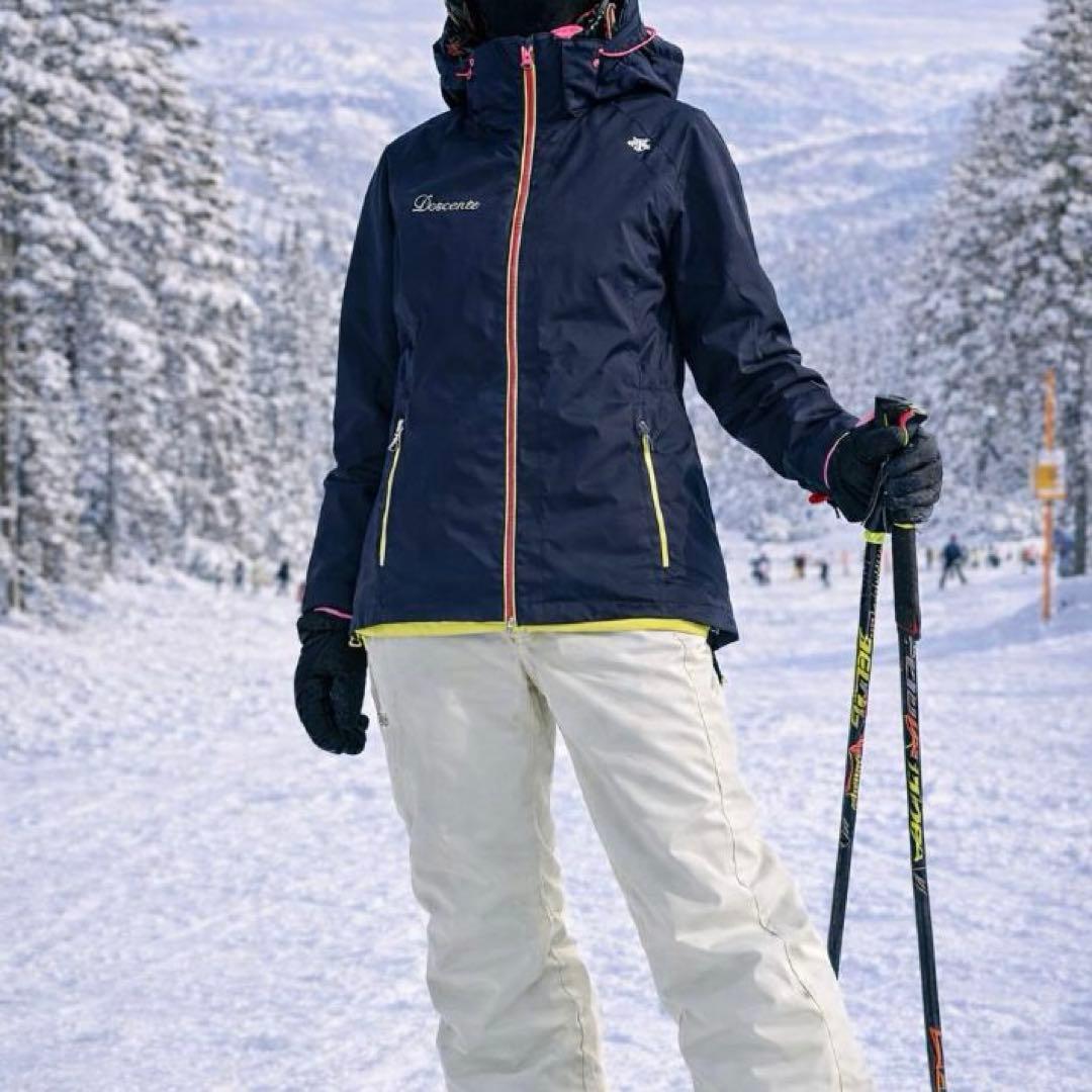 【Sky】DESCENTE スキーウェア 上下セット レディース 高機能