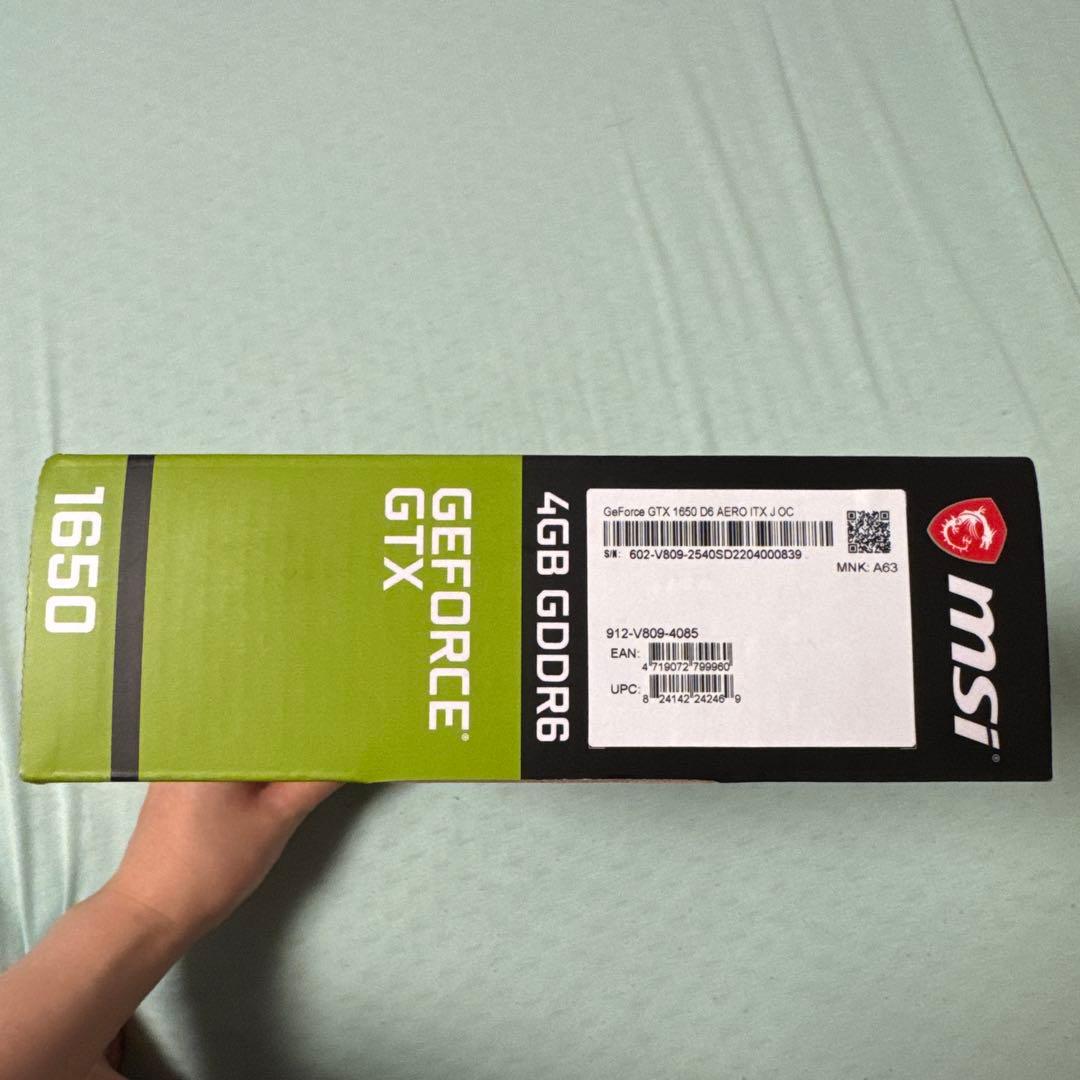 グラフィックボード・グラボ・ビデオカード MSI GTX 1650 Super AERO ITX OC Edition