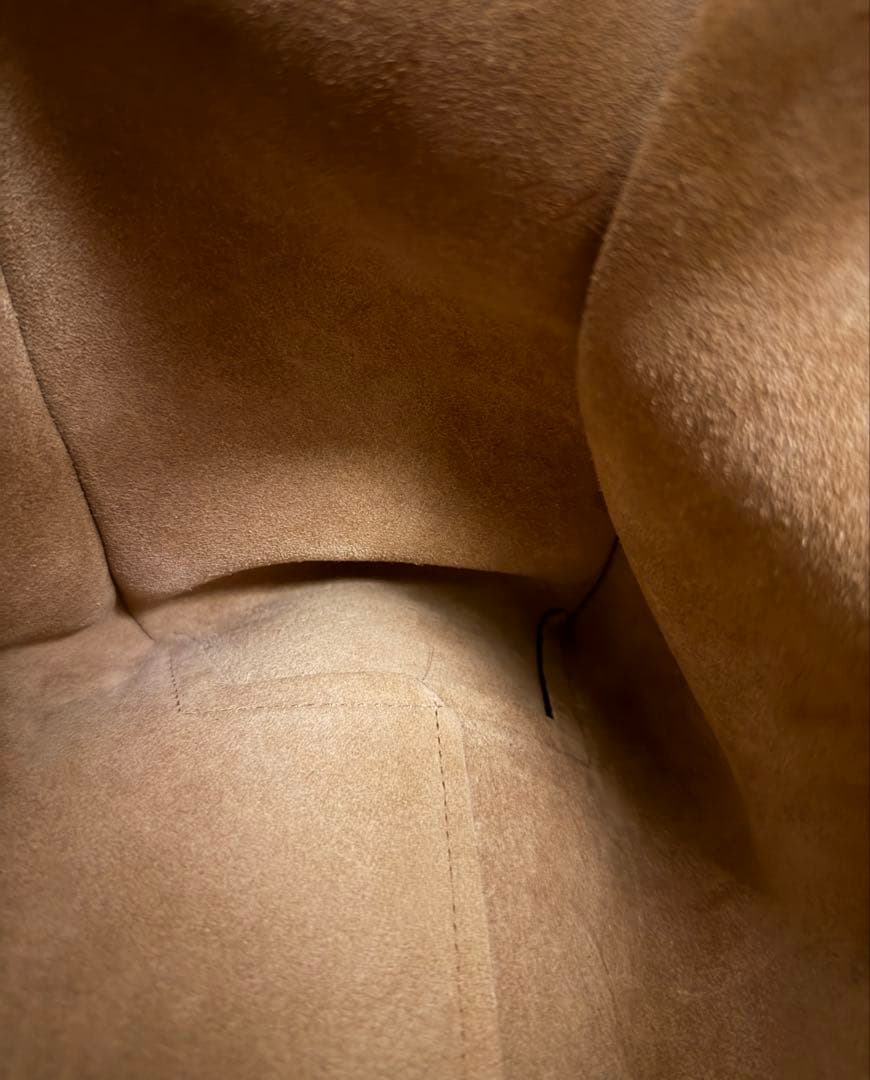 ロエベ LOEWE バックルジッパートートバッグ ソフトグレインカーフ 黒