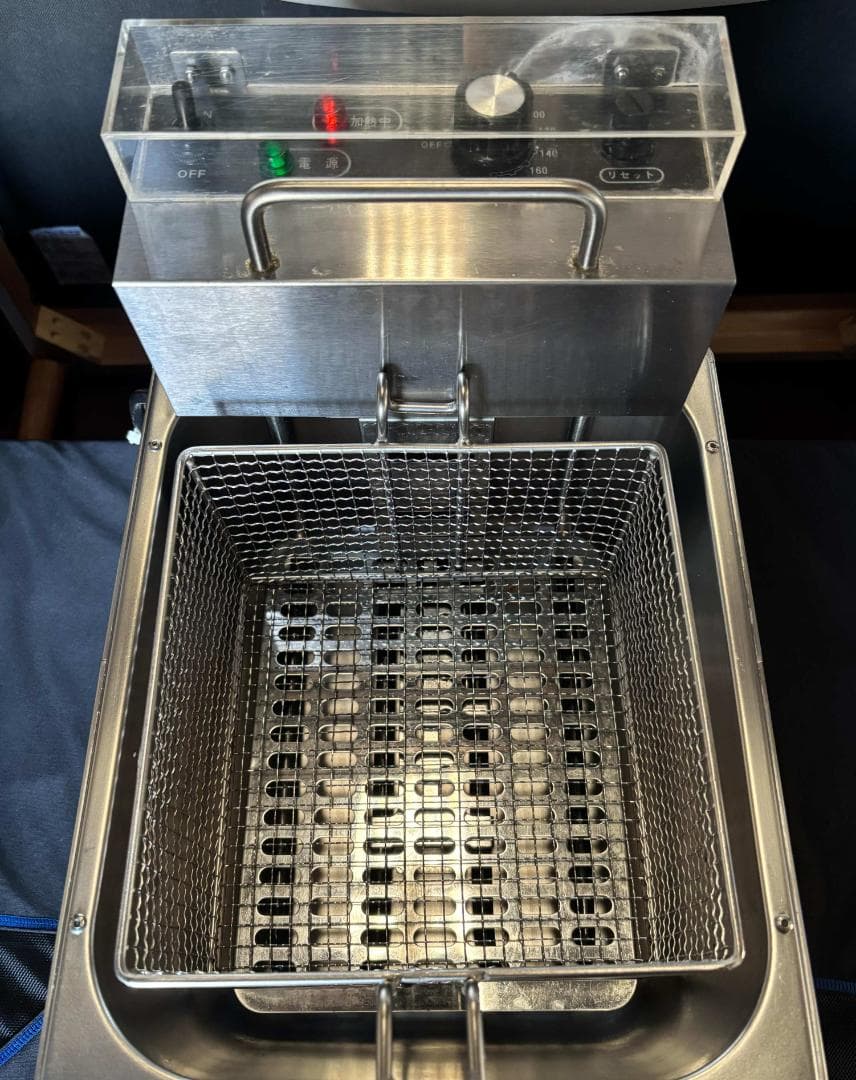 卓上電気フライヤー テンポス 業務用 TBEF-7 Used/美品