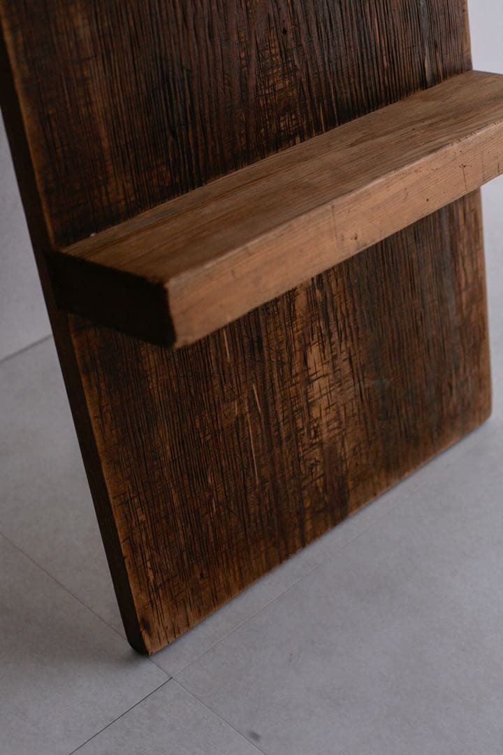 裁ち台　展示台　飾り棚　杉材　古材　無垢材　ローボード　店舗什器　古家具　古道具