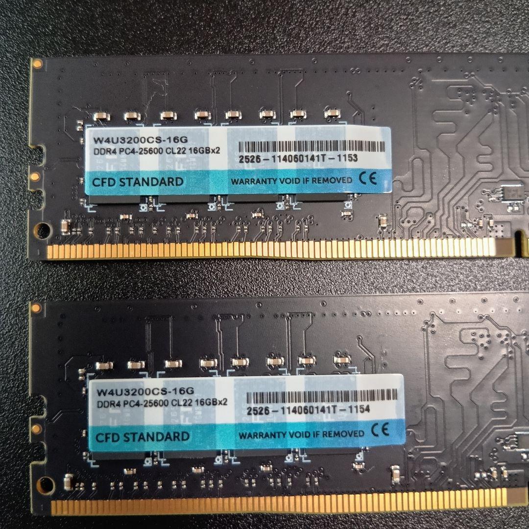 メモリー CFD W4U3200CS-16G DDR4 16GBx2 PC4-25600