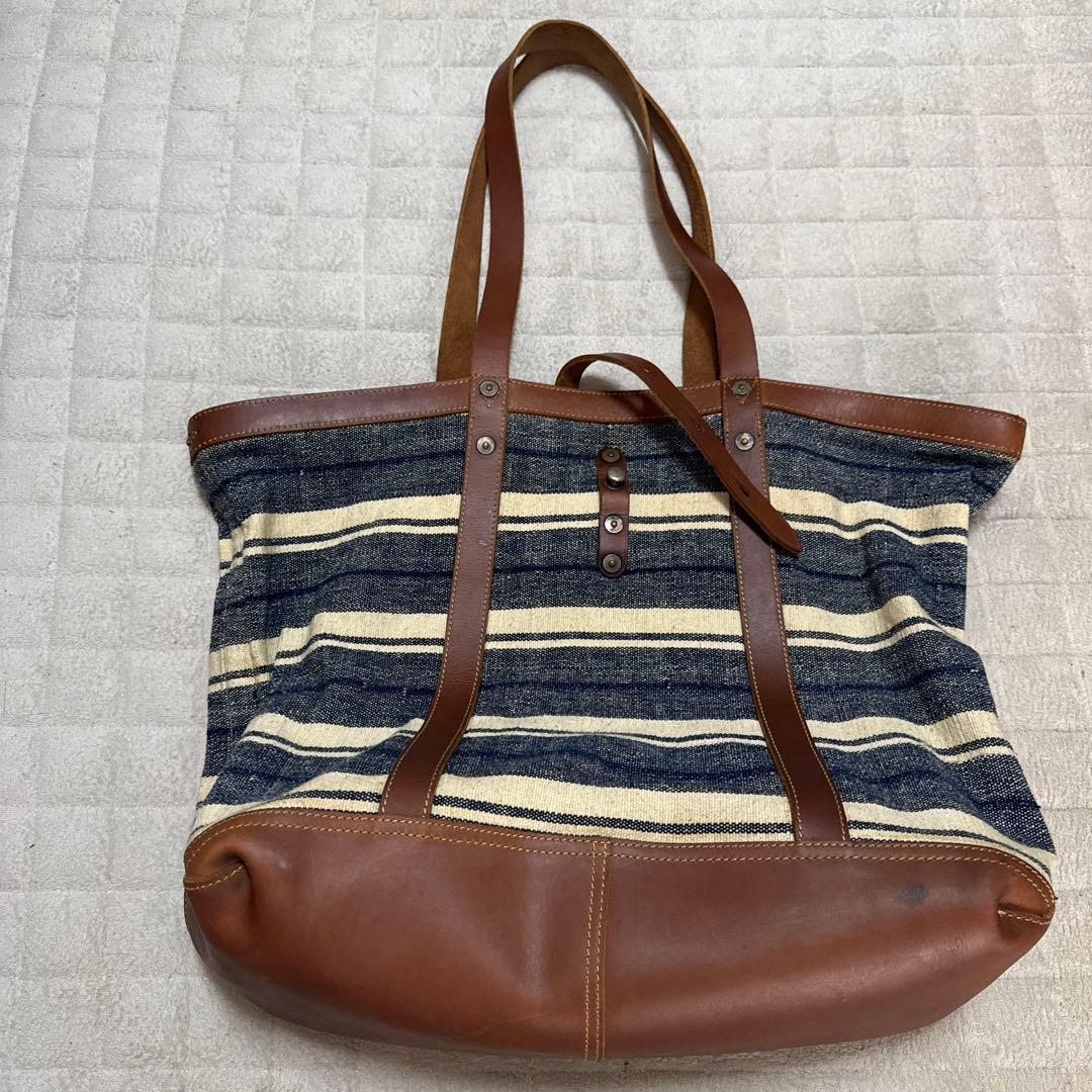 3*1様 RRL ダブルアールエル　トートバッグ　2020年　レザー　美品