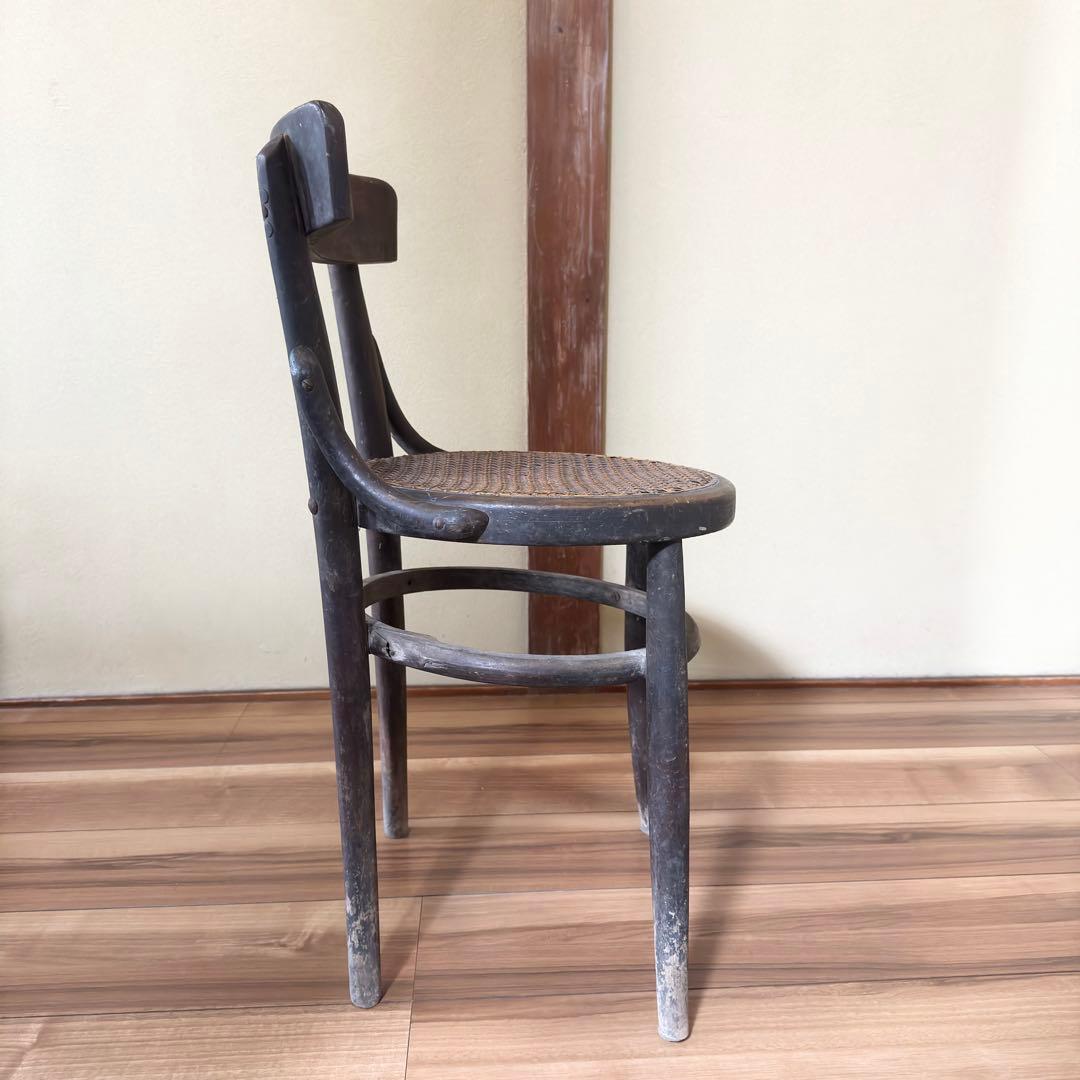 vintage old maruni マルニ木工 曲木椅子 ラタンチェア