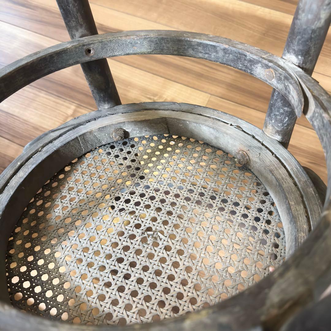 vintage old maruni マルニ木工 曲木椅子 ラタンチェア