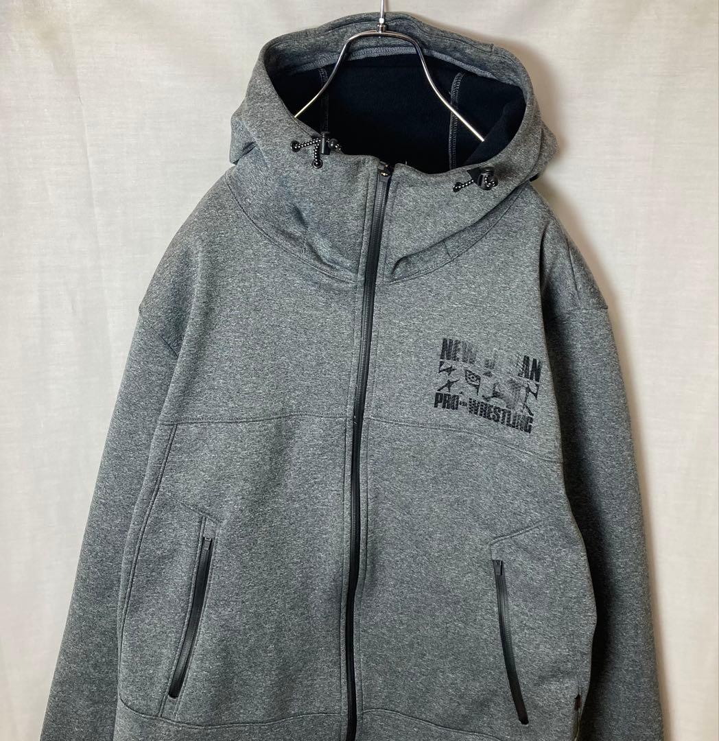 新日本プロレス×EDWINコラボ伸縮素材パーカーゆったりXLサイズ