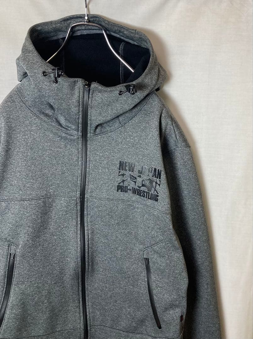 新日本プロレス×EDWINコラボ伸縮素材パーカーゆったりXLサイズ