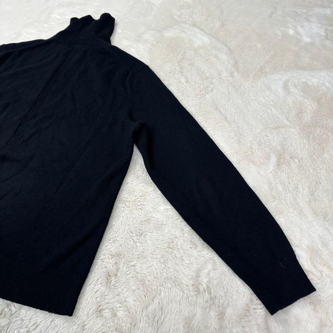 ✨美品✨現行 セオリー カシミヤ100％ タートルネック 黒 M HILLES