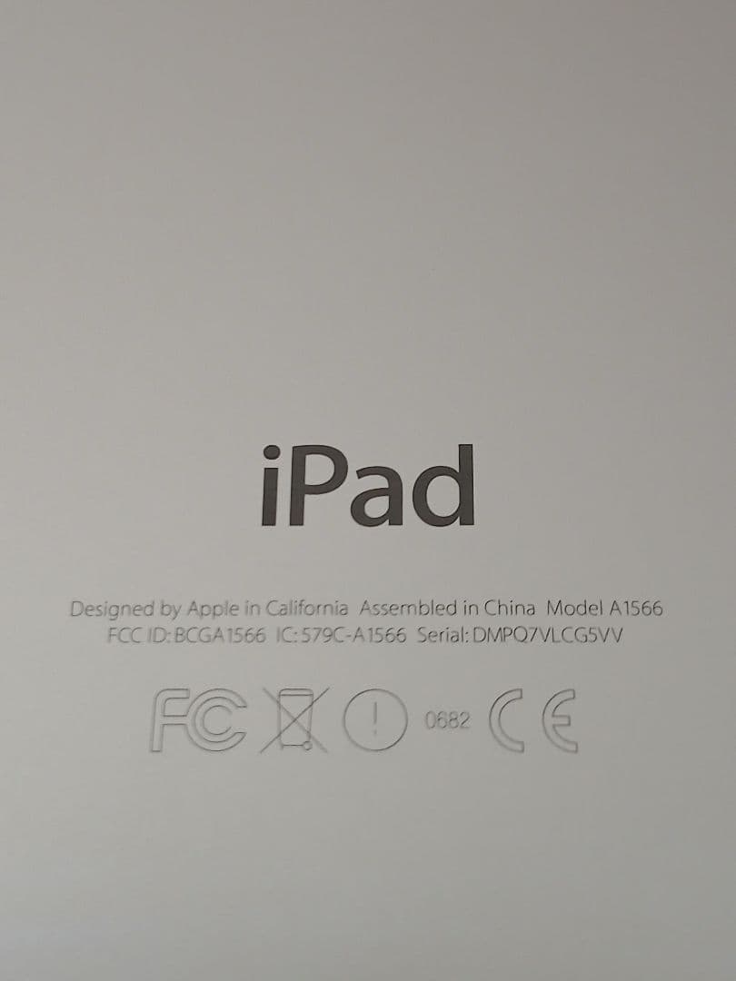 美品 iPad air 第2世代 バッテリー82%