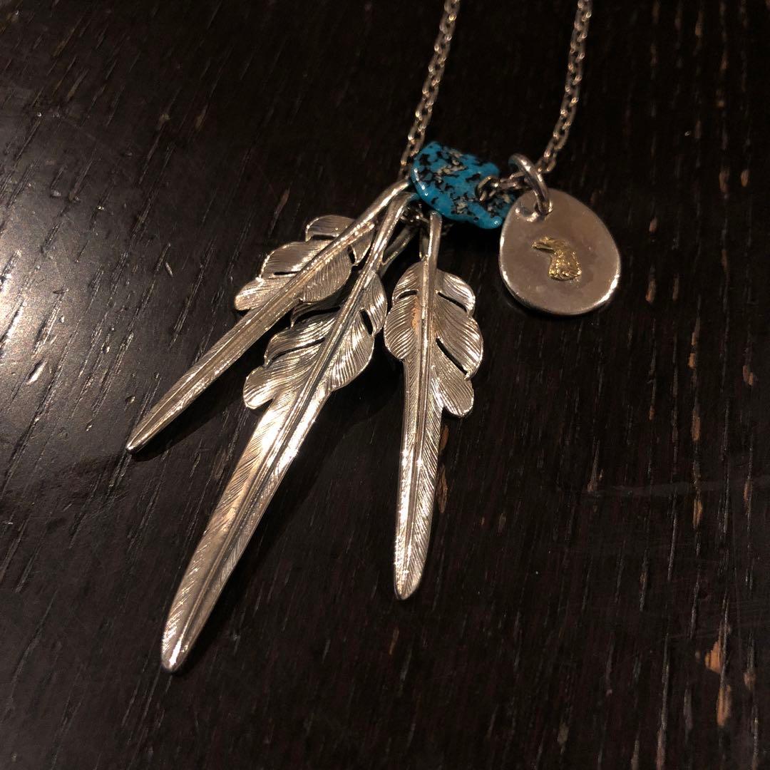 ラリースミス LARRY SMITH カゼキリ フェザー ネックレス