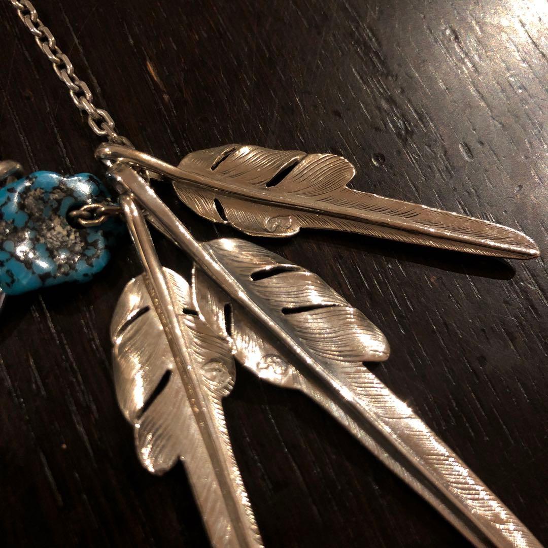 ラリースミス LARRY SMITH カゼキリ フェザー ネックレス