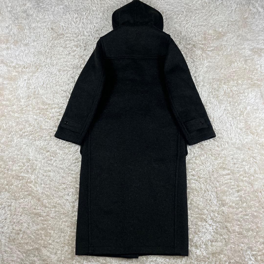 マーガレットハウエル 英国製 ロング ダッフルコート ウール混 フード 旧タグ