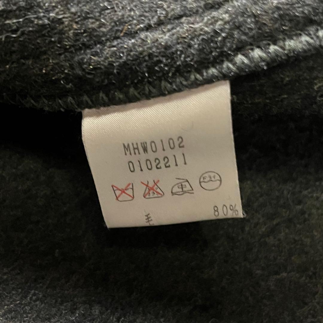 マーガレットハウエル 英国製 ロング ダッフルコート ウール混 フード 旧タグ