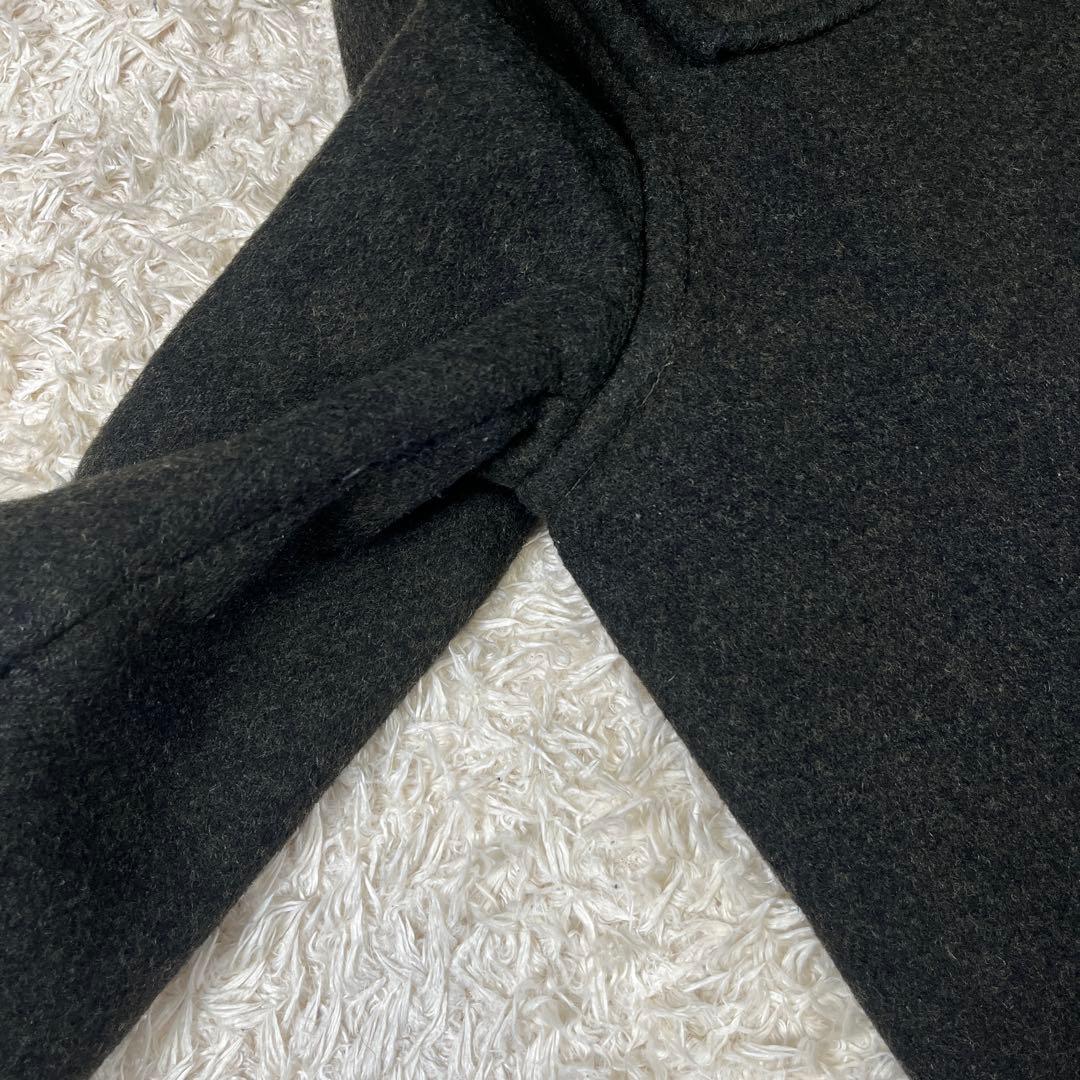 マーガレットハウエル 英国製 ロング ダッフルコート ウール混 フード 旧タグ