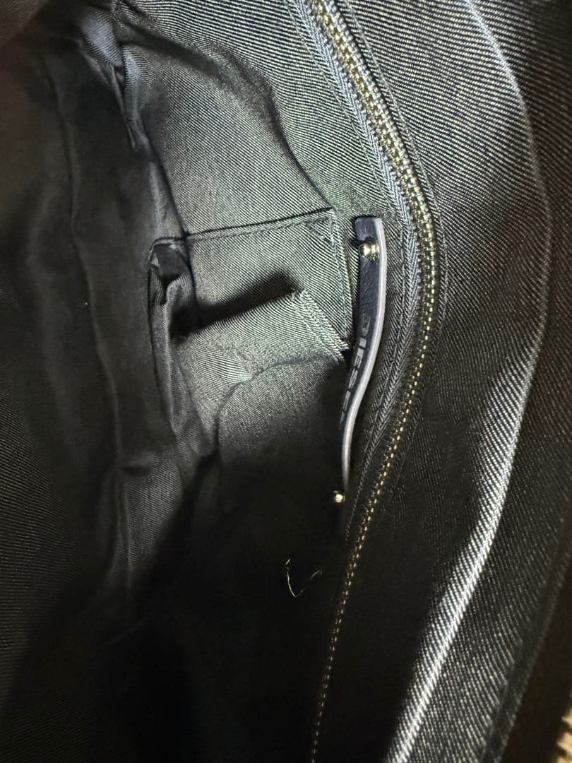 ディーゼル　ミニボストン　ハンドバッグ　ショルダーバッグ　ネイビー　未使用品