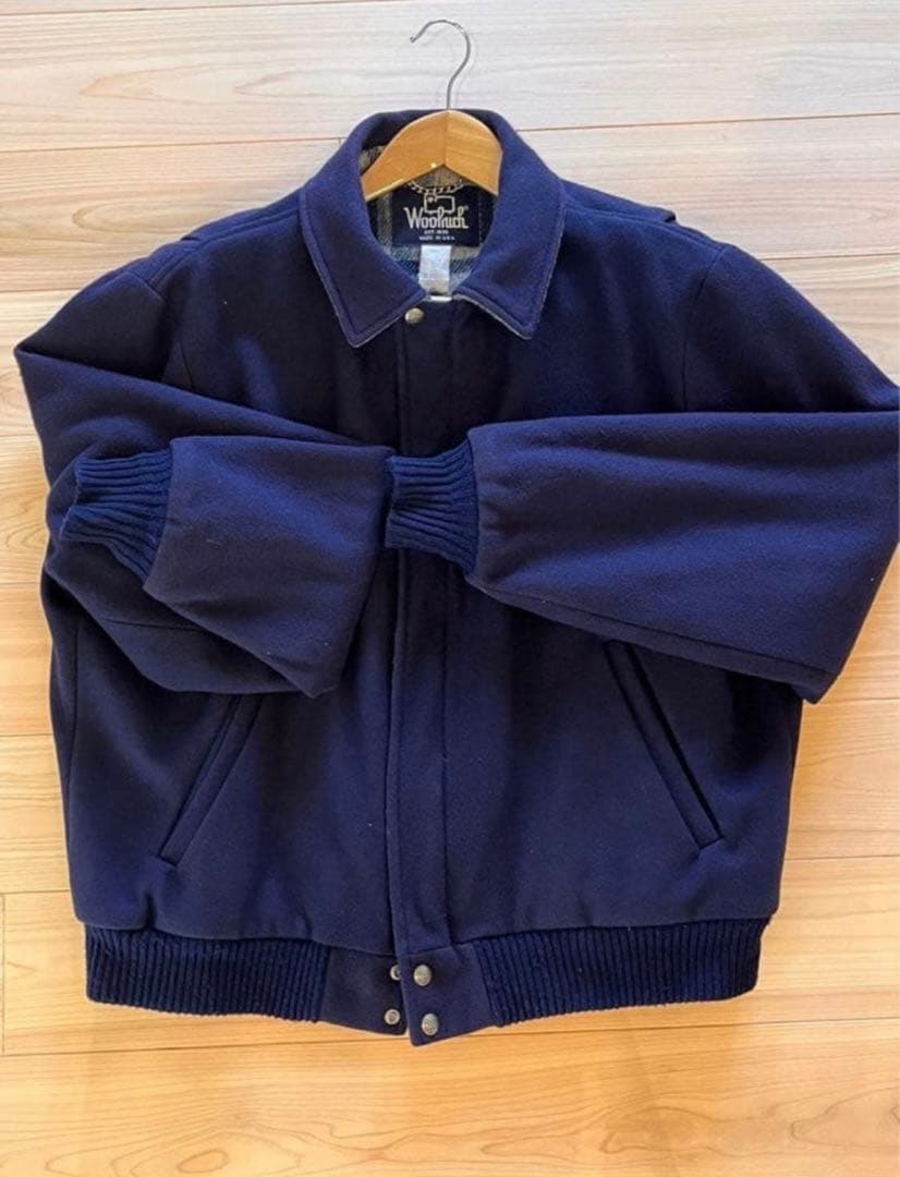 80s 美品 ウールリッチWoolrich USA製　ウールブルゾン
