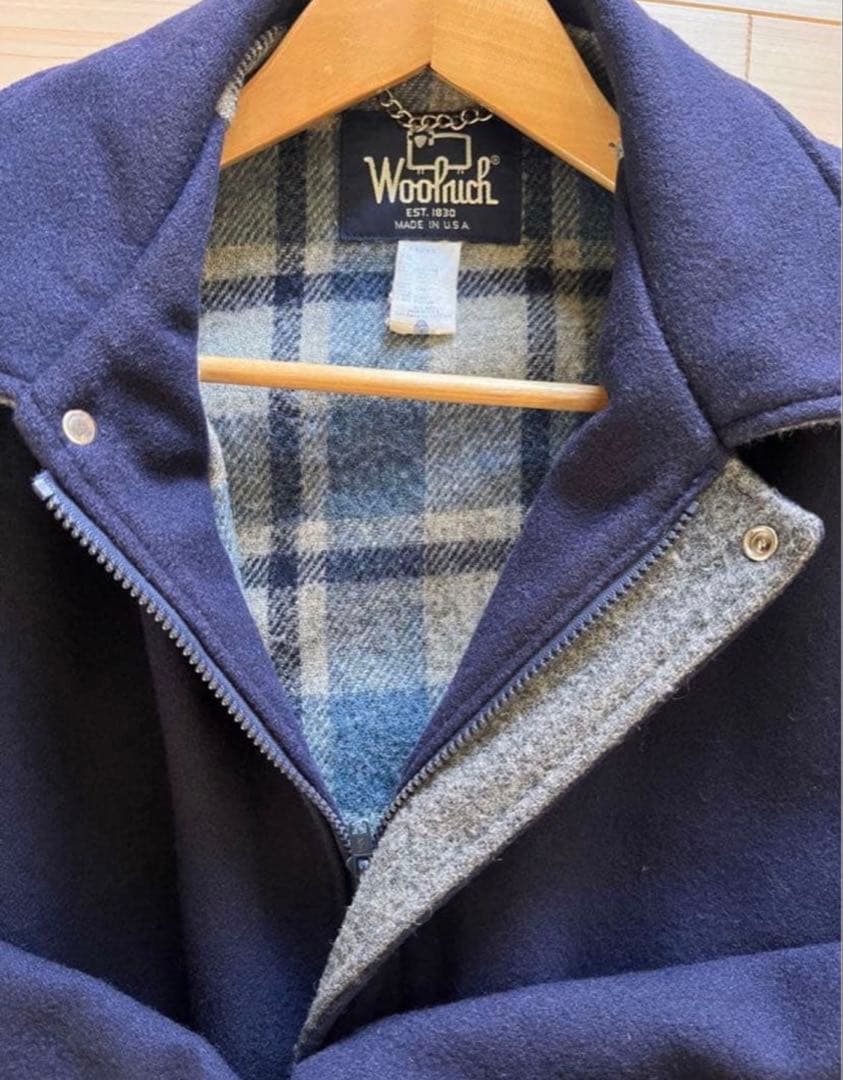 80s 美品 ウールリッチWoolrich USA製　ウールブルゾン