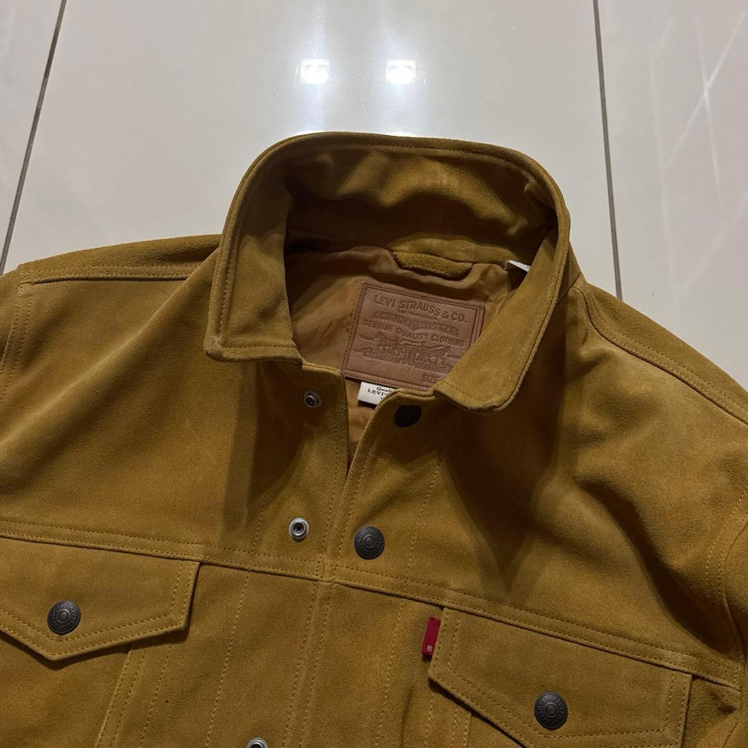 Levi's Premium スウェード トラッカージャケット 牛革