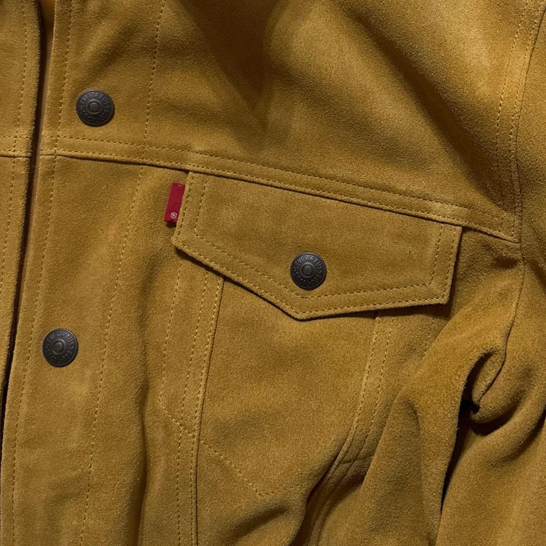 Levi's Premium スウェード トラッカージャケット 牛革