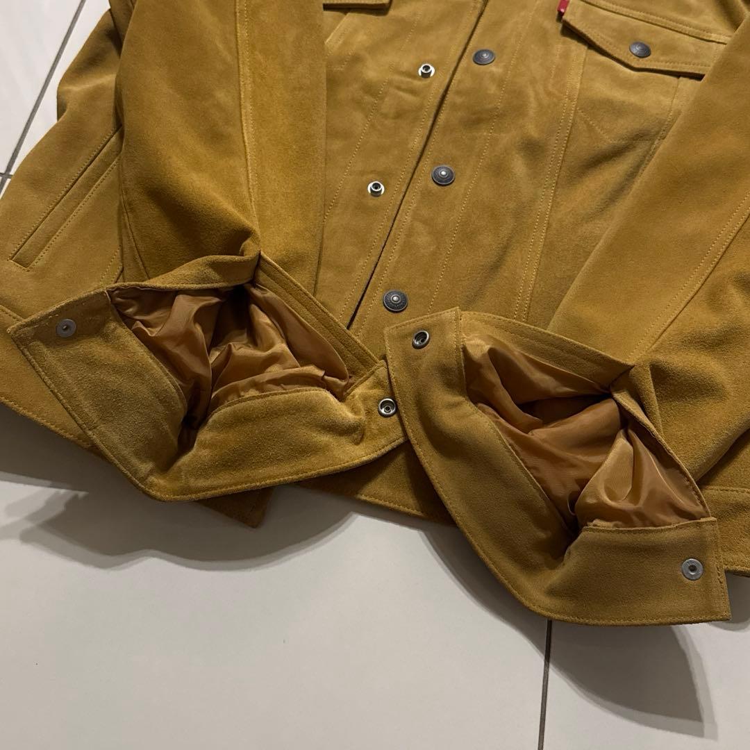 Levi's Premium スウェード トラッカージャケット 牛革