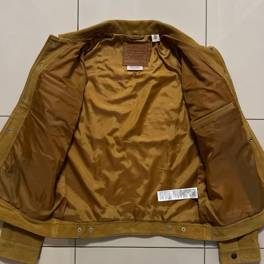 Levi's Premium スウェード トラッカージャケット 牛革