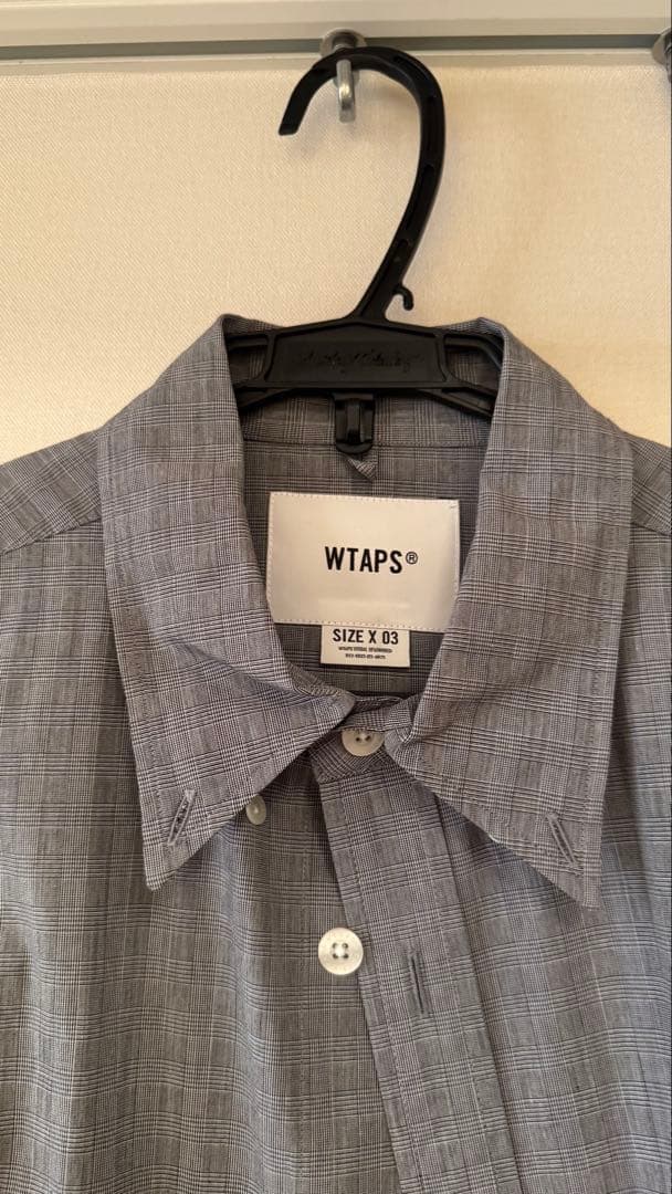 WTAPS ストライプシャツ BROADCLOTH TEXTILE サイズ03