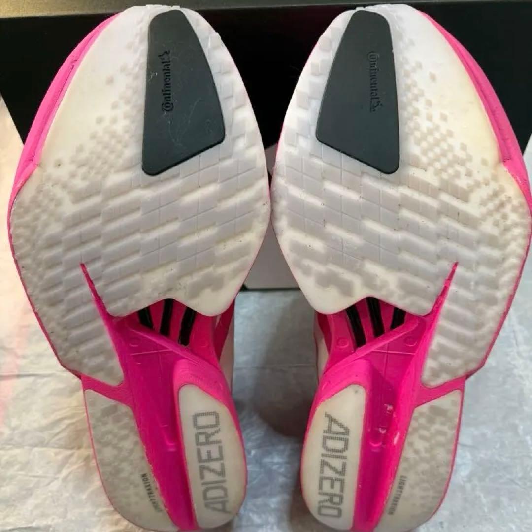 【超美品】ADIZERO アディオスプロ4 27.5cm ピンク