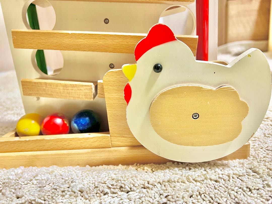 木の知育おもちゃセット　木製７点セット‼️モンテッソーリ