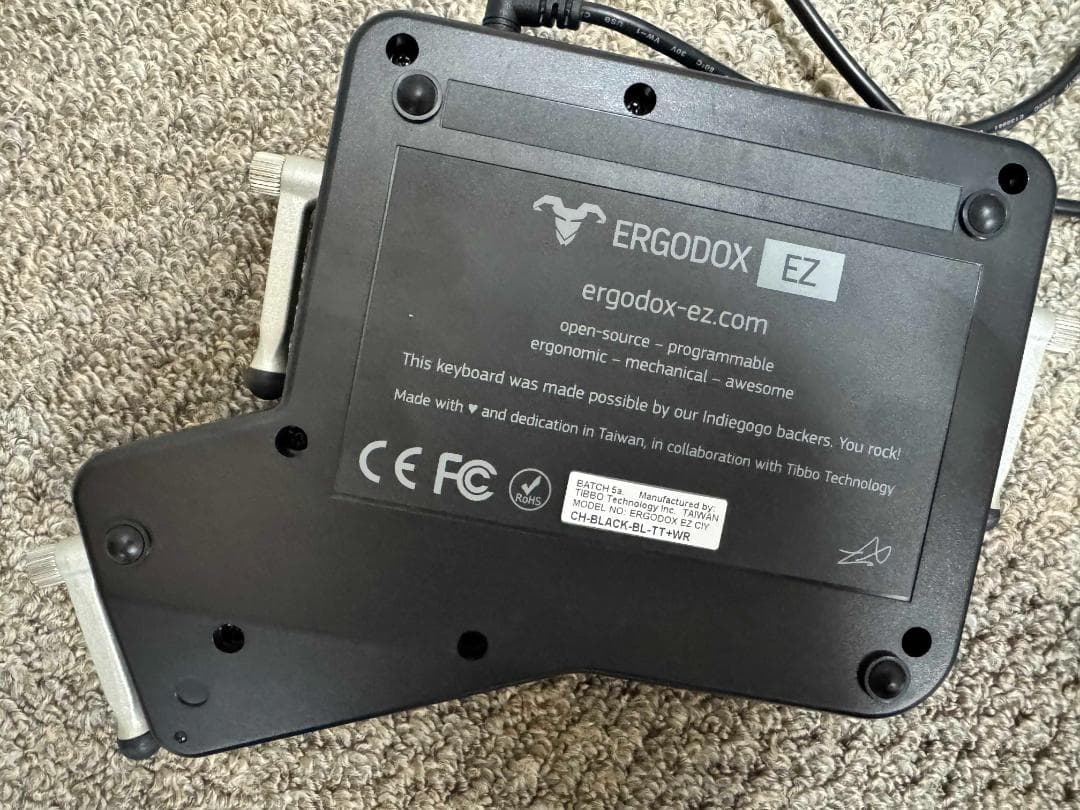 キーボード ZSA ERGODOX EZ Black