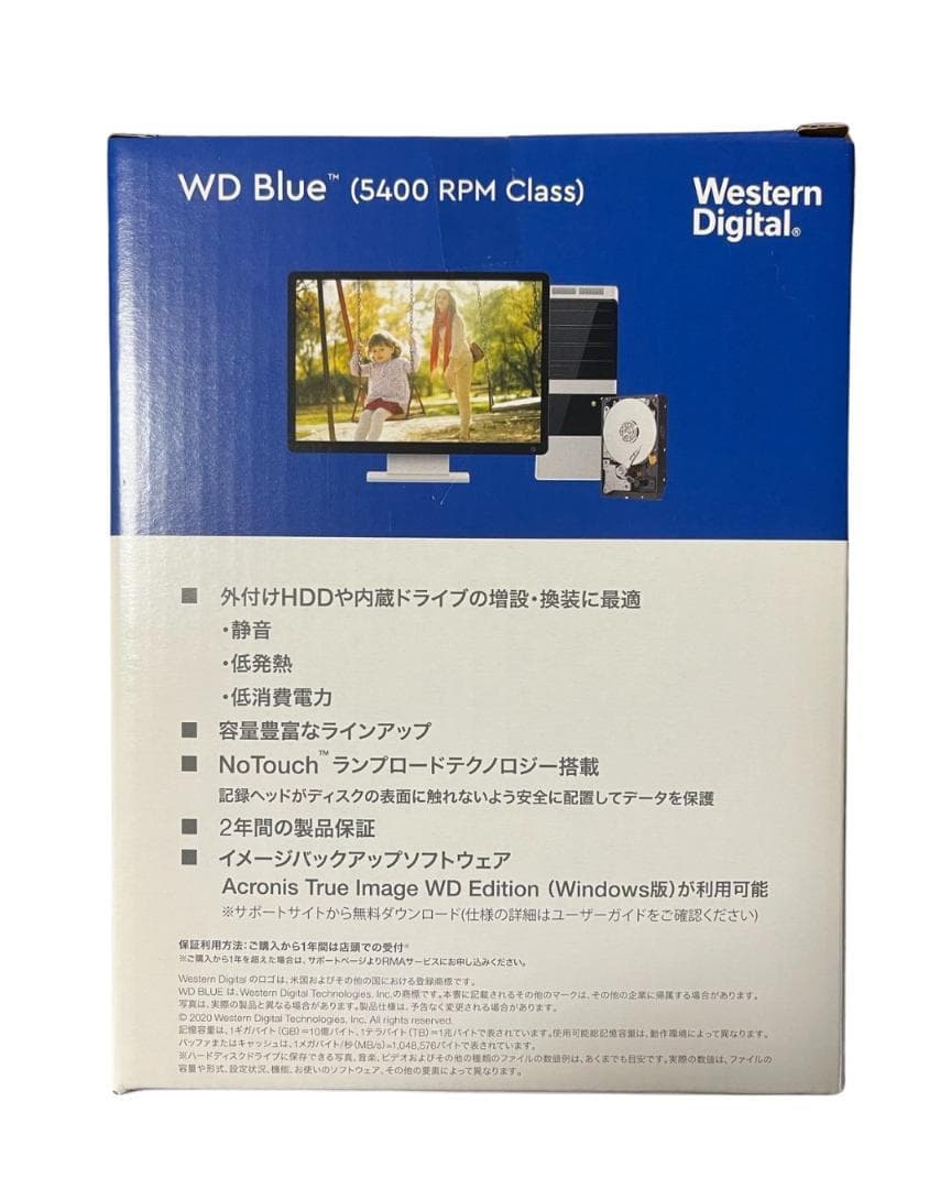 WD Blue 6TB 5400 RPM 3.5インチ 大容量 新品 未開封品