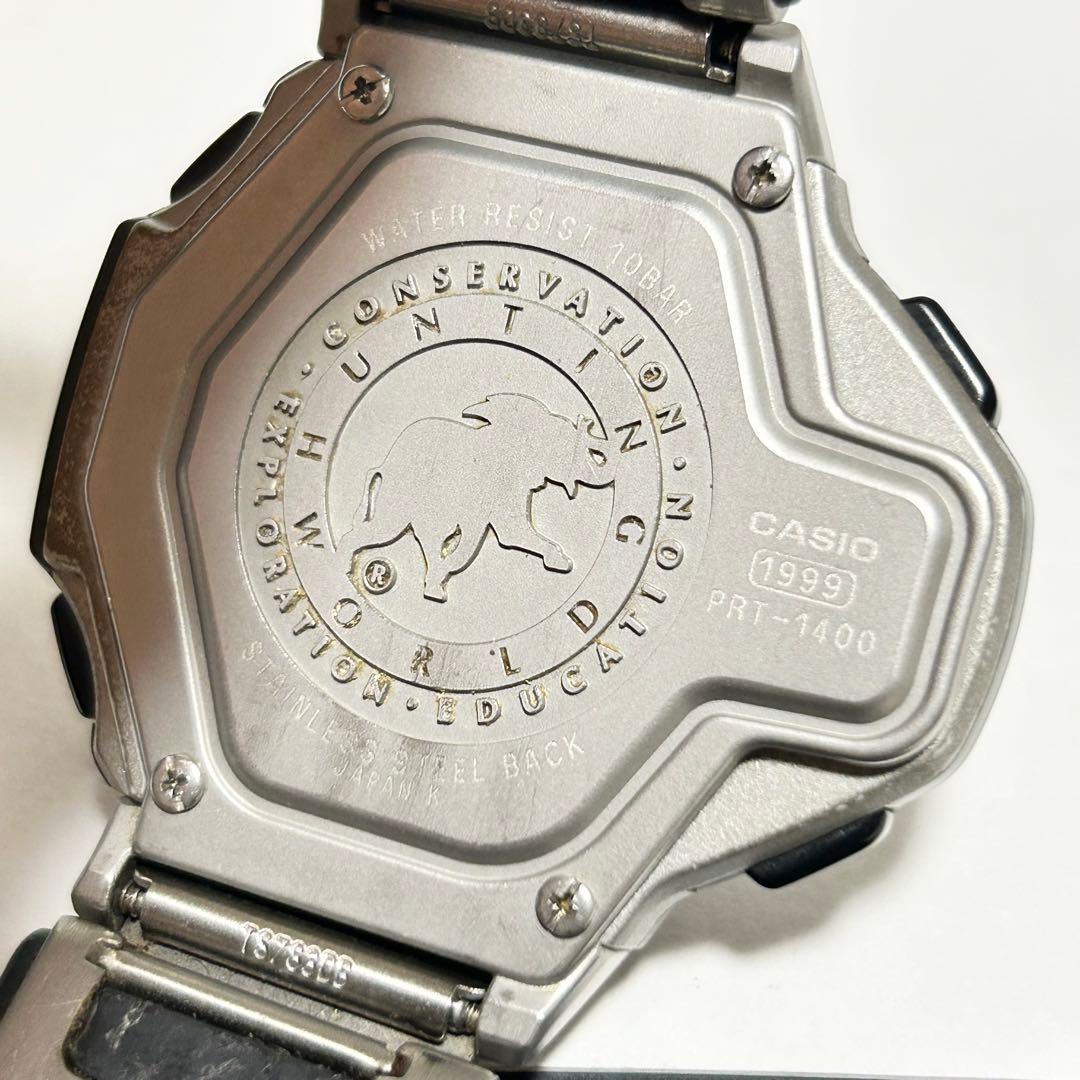 稼働 /新品電池 PROTREK HUNTINGWORLD PRT-1400