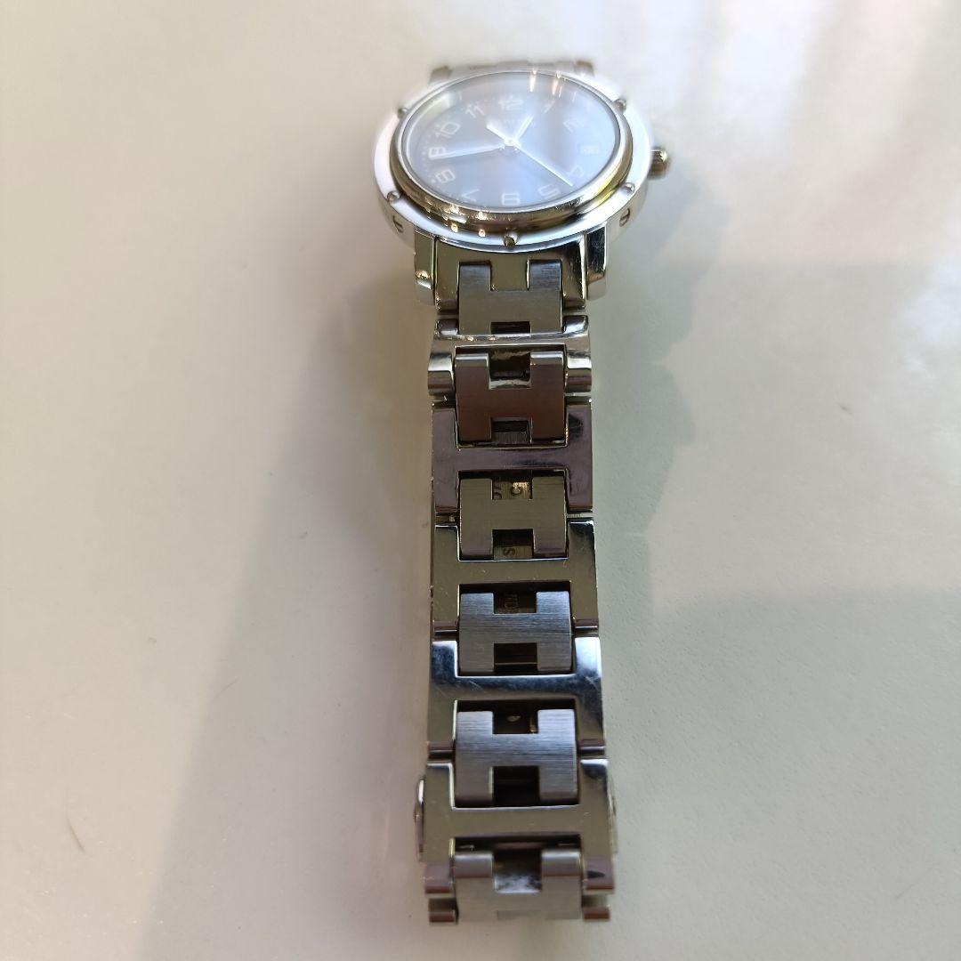 HERMES エルメス腕時計　クリッパー　ダークグレー