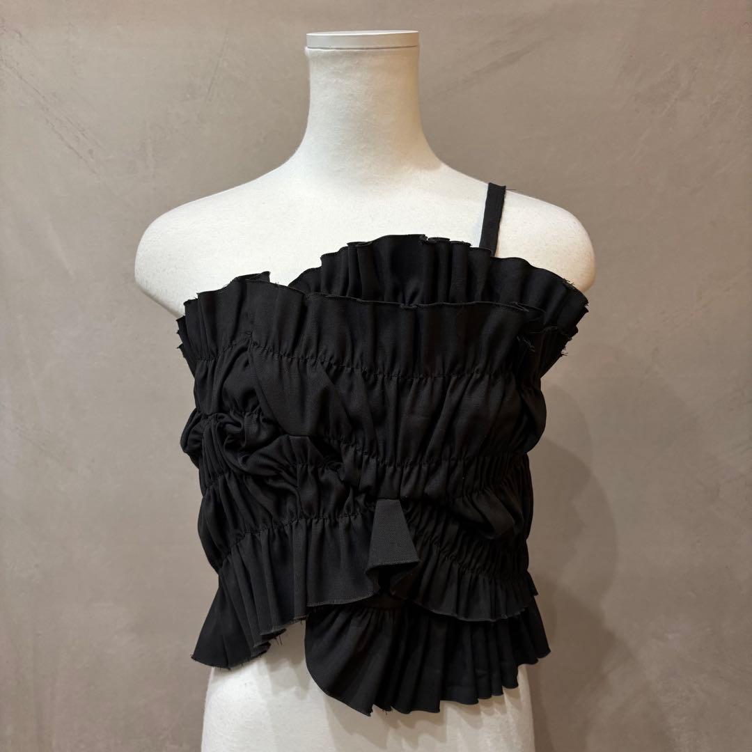 LA PEAU DE GEM buri bare top ベアトップ ブラック