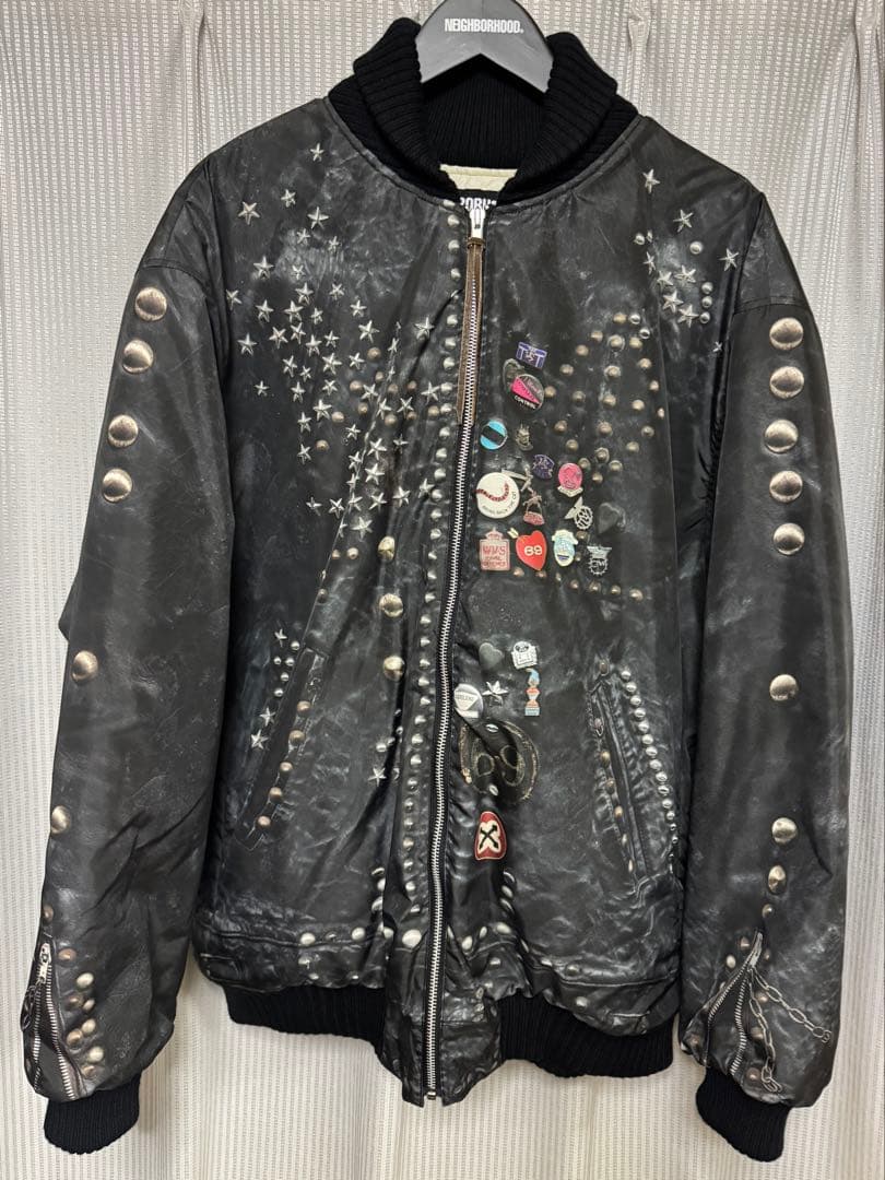 B'z 稲葉さん 着用 ネイバーフッド 転写 ジャケット 稲葉浩志