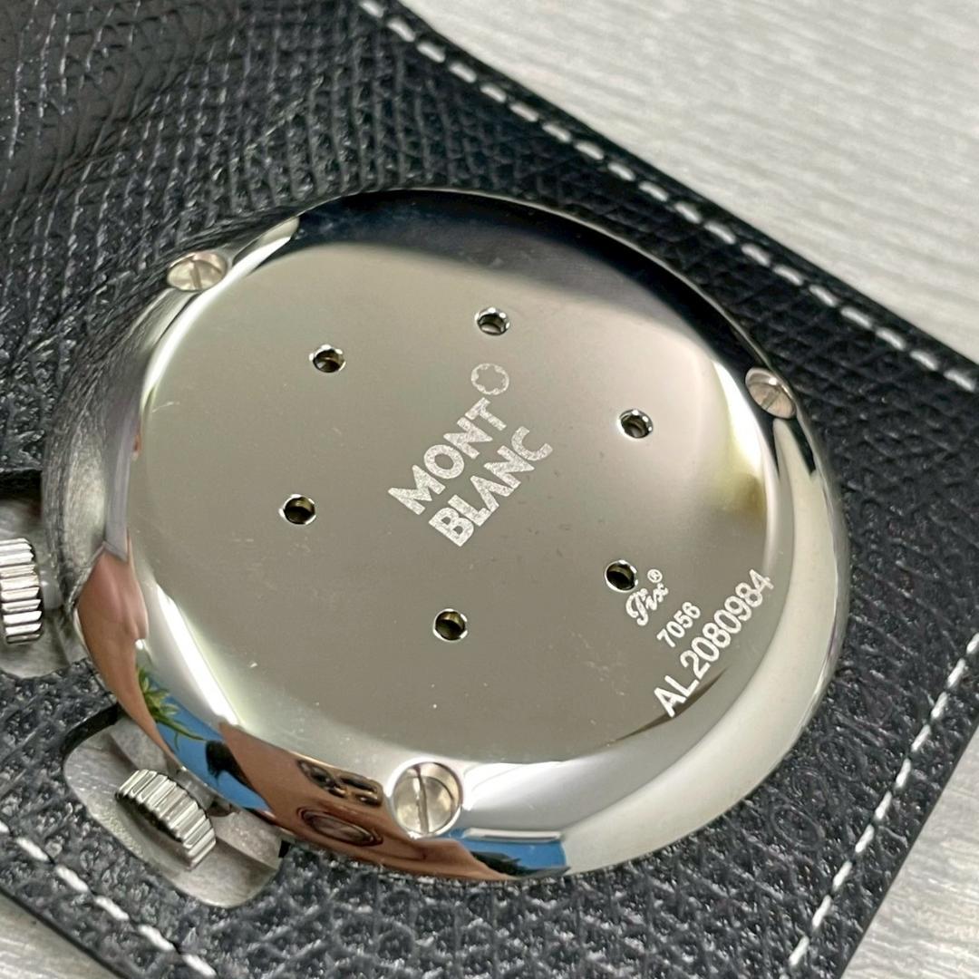 超美品　MONTBLANC　モンブラン　トラベルクロック　ブラック