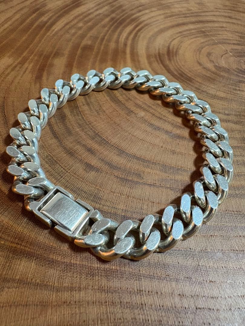 シルバー925 喜平　極太ブレスレット　バングル