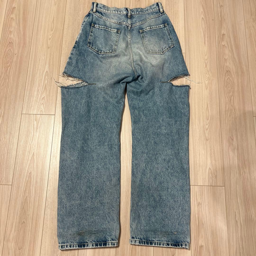 マルジェラ ダメージ加工 デニムパンツ