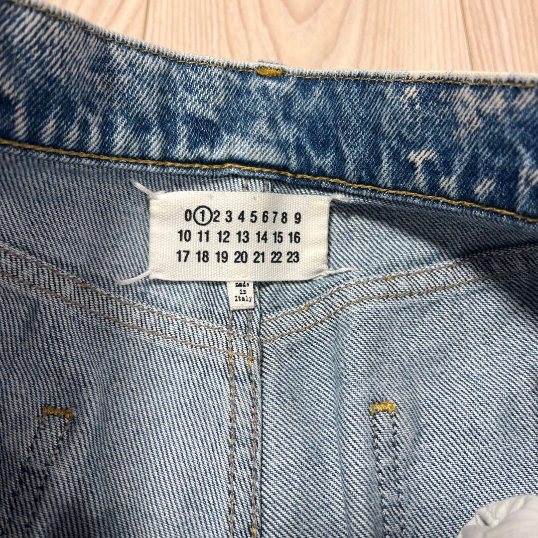 マルジェラ ダメージ加工 デニムパンツ