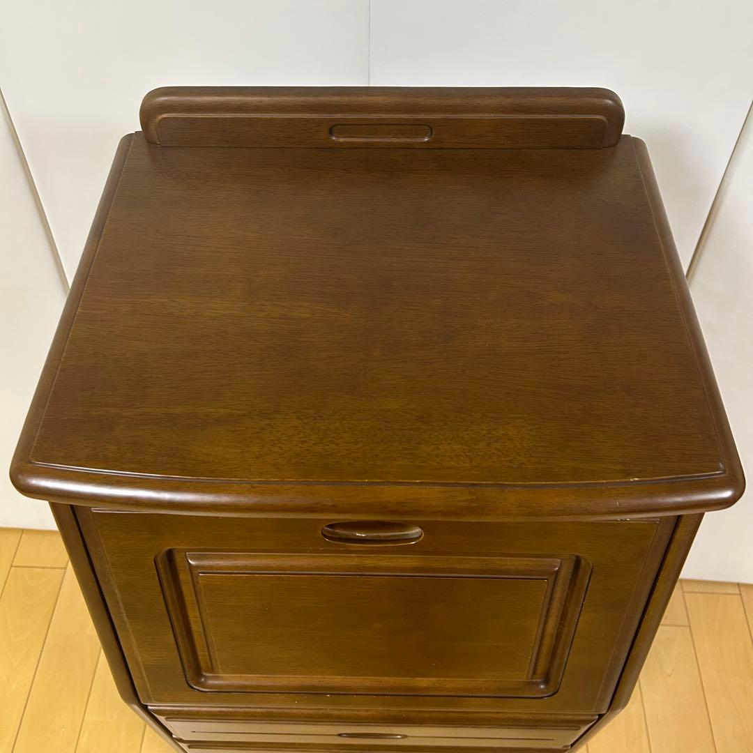 木製　ライティングビュロー　電話台　FAX台　ビューロー　サイドチェスト