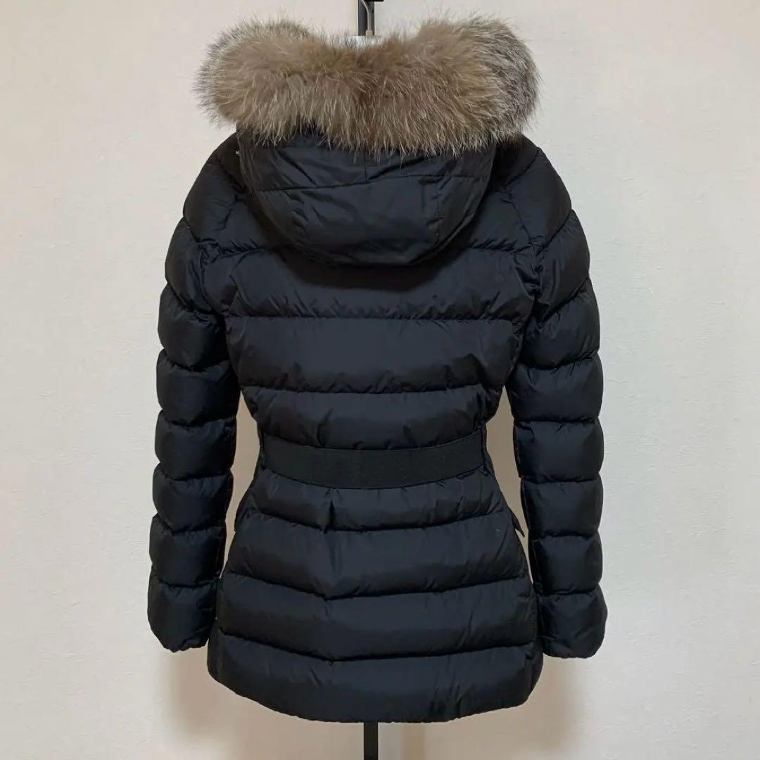 人気★モンクレール　クリオン　CLION 00 リアルファー　ブラック4D273