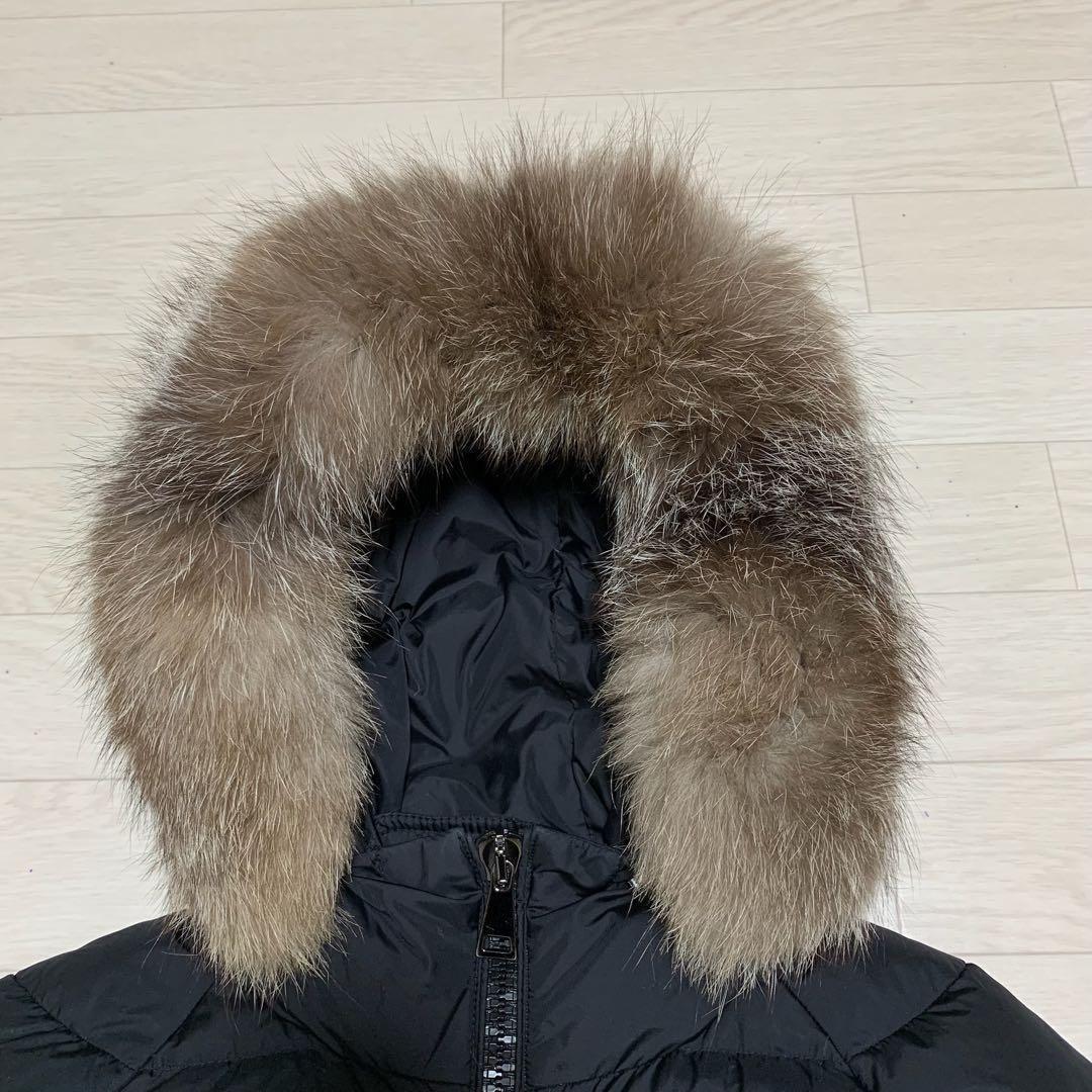 人気★モンクレール　クリオン　CLION 00 リアルファー　ブラック4D273