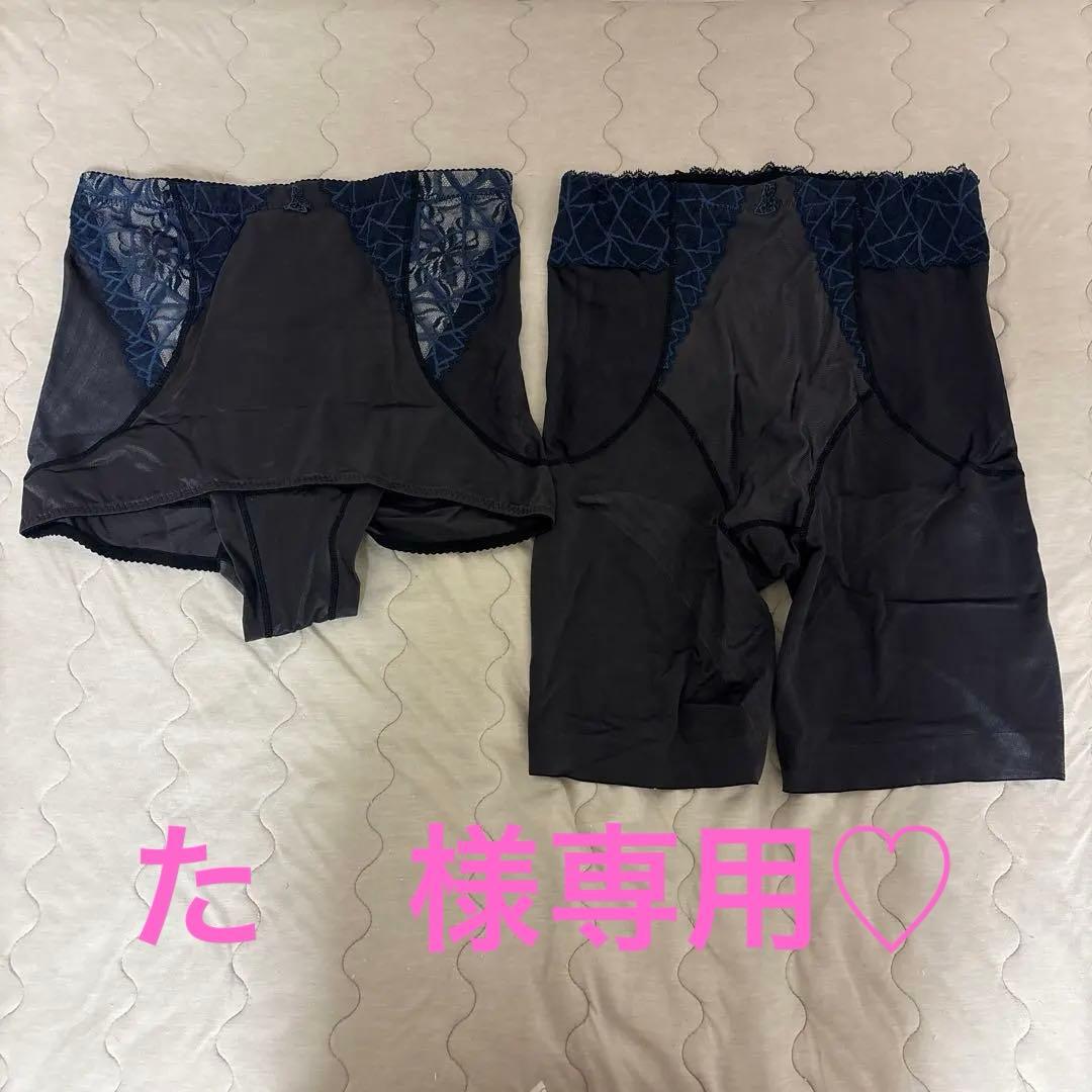 MARUKO カーヴィシャスカレス　カレスブラック　ガードルセットQ82