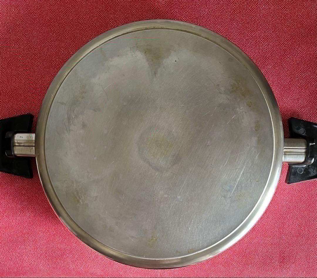 ロイヤルクイーン 大フライパン 蓋付き IH対応 両手鍋 ステンレス製