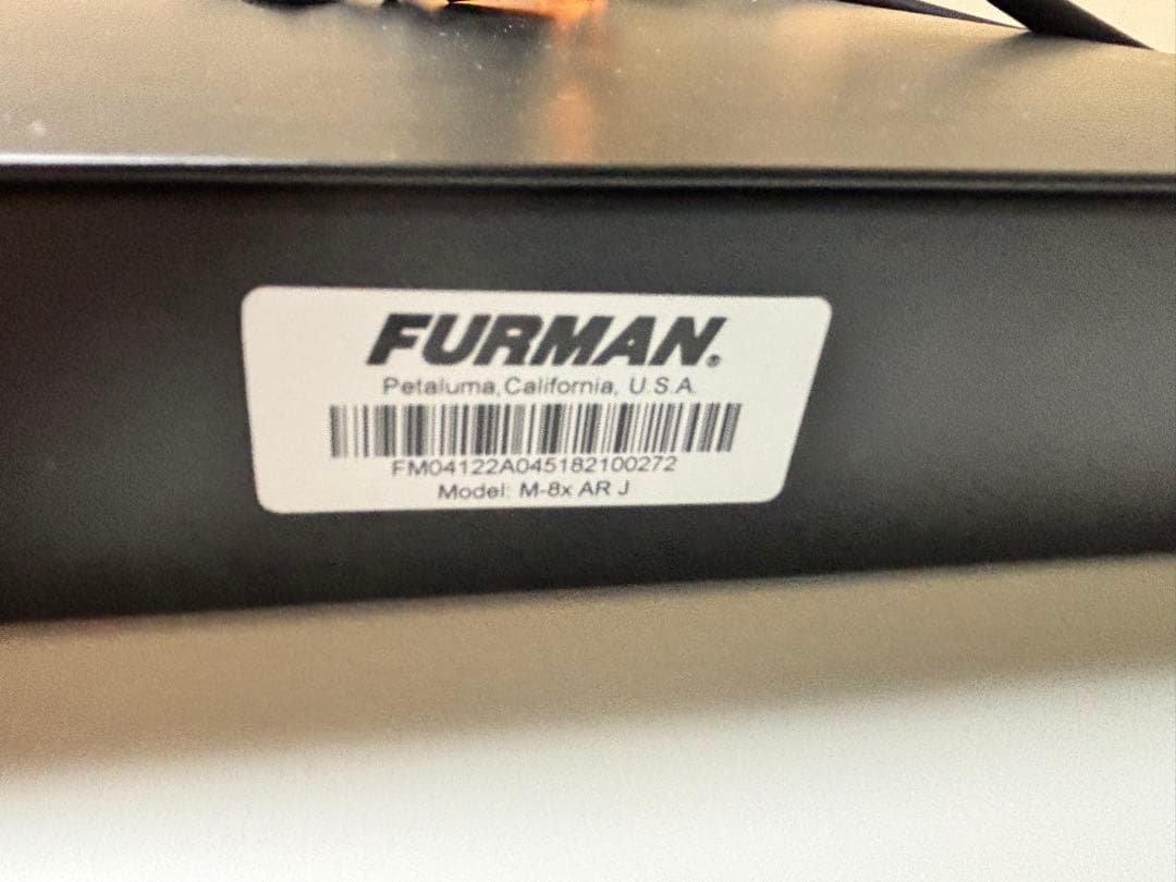 FURMAN M-8X J （日本国内仕様）100V安定化電源