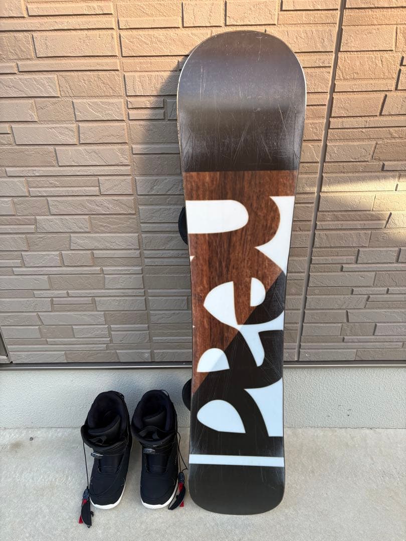 スノーボードセット ビンディング ブーツ付き