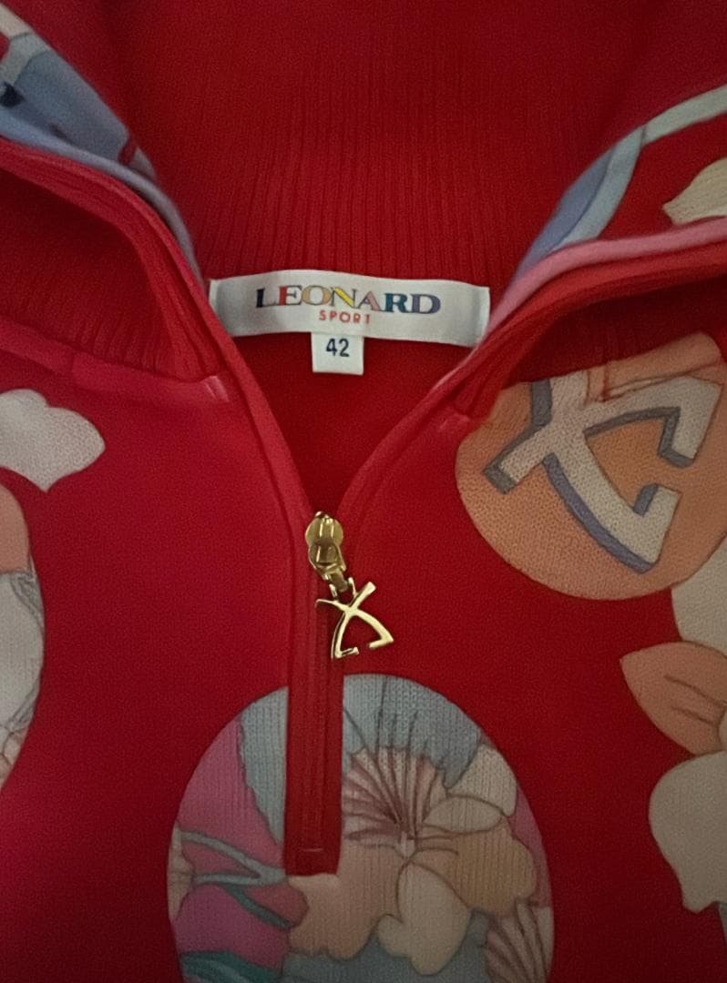 ⭐︎LEONARD SPORT⭐︎ 花柄ハイネックセーター 42