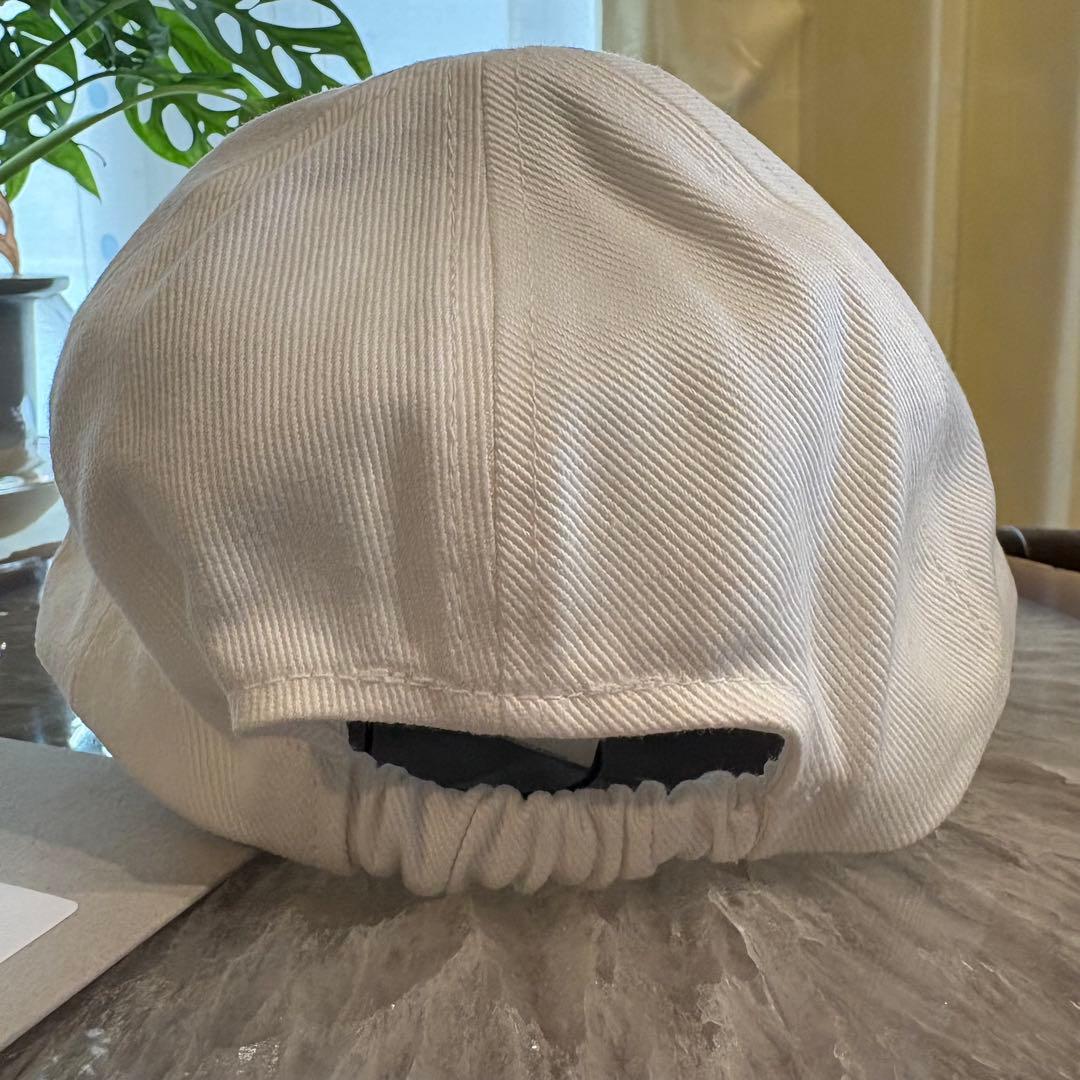 【新品大人気】PATOU ロゴ入りキャップ　S ホワイト