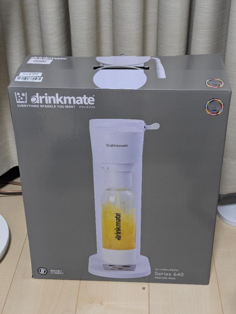 未使用品 drinkmate Series 640 炭酸水メーカー ホワイト