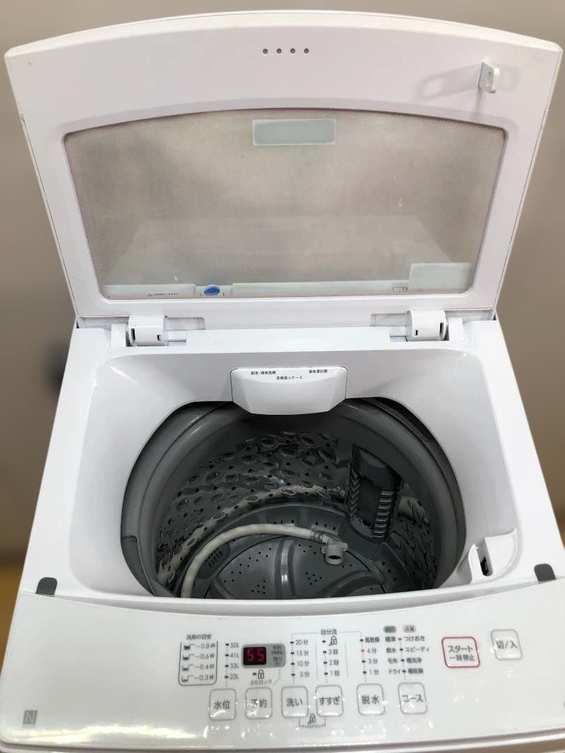 美品 ニトリ 6kg 全自動洗濯機 NTR60 2022年製 112948-2